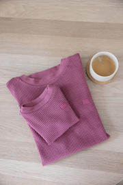 thumbnail: Feetje Wafelpyjama - Family Limited Edition berryrood