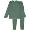 Feetje Wafelpyjama - Family Limited Edition zeegroen