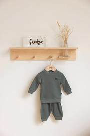 thumbnail: Feetje Wafelpyjama - Family Limited Edition zeegroen