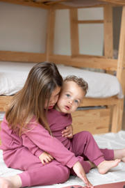thumbnail: Feetje Wafelpyjama - Family Limited Edition berryrood