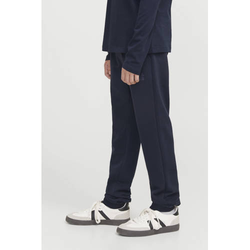 JACK & JONES JUNIOR relaxed joggingbroek donkerblauw Jongens Sweat Effen