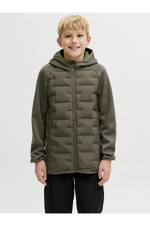 jack lente gebreid olijfgroen