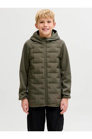jack lente gebreid olijfgroen