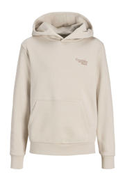 thumbnail: JACK & JONES JUNIOR hoodie met backprint beige