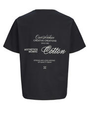 thumbnail: JACK & JONES JUNIOR T-shirt met backprint zwart