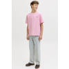 JACK & JONES JUNIOR T-shirt met backprint roze
