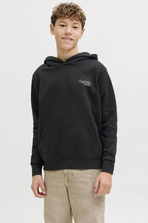 hoodie met backprint zwart