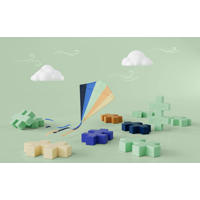 thumbnail: Plus-Plus Breeze BIG 100 stuks - 3489