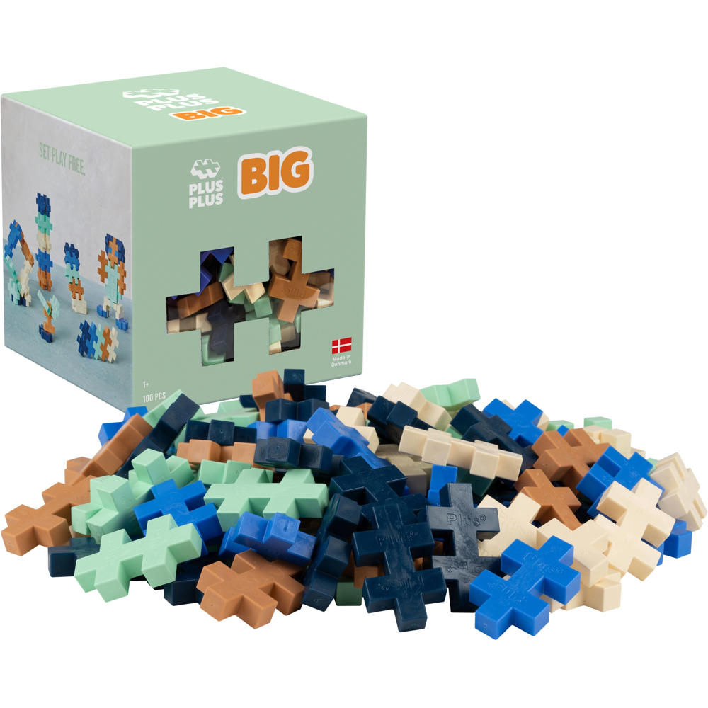 Plus-Plus Breeze BIG 100 stuks - 3489