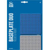 Plus-Plus Bouwplaat blauw/grijs 2 stuks - 3840