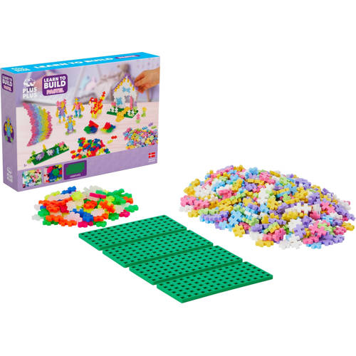 Plus-Plus Learn to Build pastel 600 stuks - 5009 Bouwset