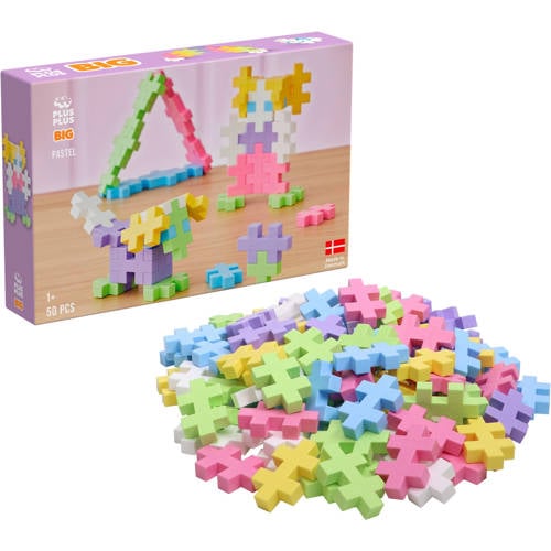 Plus-Plus Pastel BIG 50 stuks - 3273 Bouwset | Bouwset van Plus-Plus afbeelding
