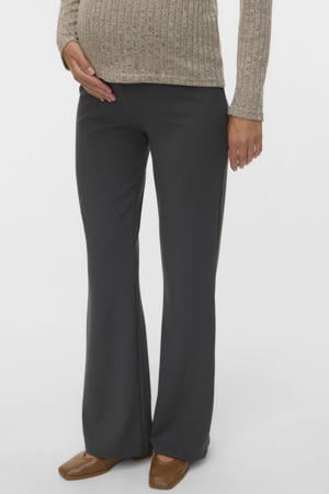 regular high waist zwangerschaps casual broek antraciet
