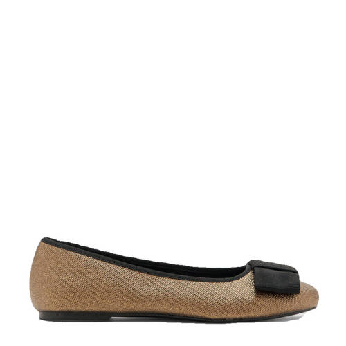 Mango Kids ballerina's goud Meisjes Imitatieleer Meerkleurig - maat 37 afbeelding