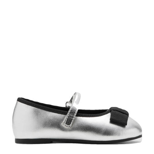 Mango Kids ballerina's zilver Meisjes Imitatieleer Meerkleurig - maat 25 afbeelding