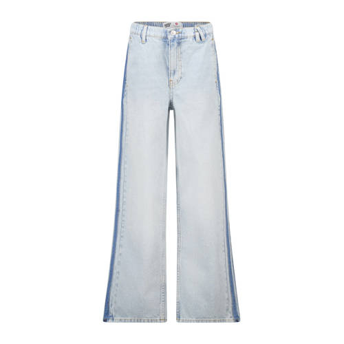 America Today wide leg high waist wide leg jeans light blue denim Blauw - maat 146/152 afbeelding