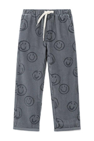 corduroy casual broek grijs