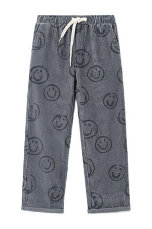 corduroy casual broek grijs