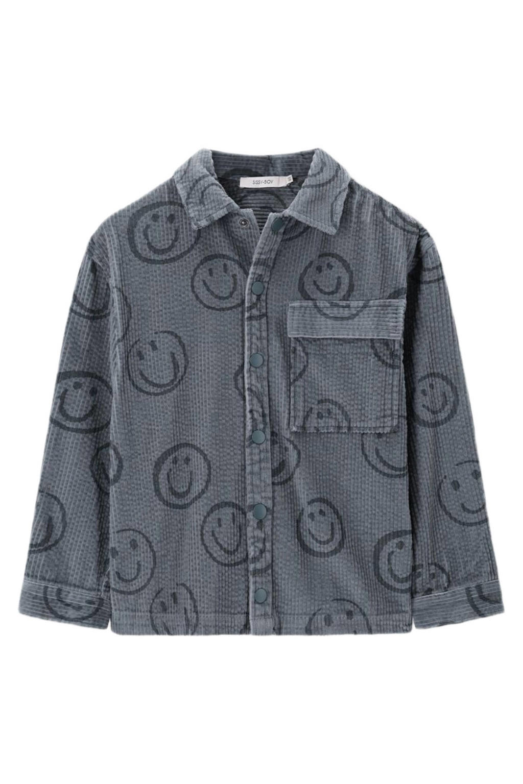 Sissy-Boy corduroy overhemd grijs