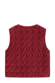 thumbnail: Sissy-Boy gilet met hartjes donkerrood