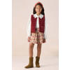 Sissy-Boy gilet met hartjes donkerrood