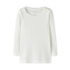 NAME IT MINI longsleeve rib gebreid wit