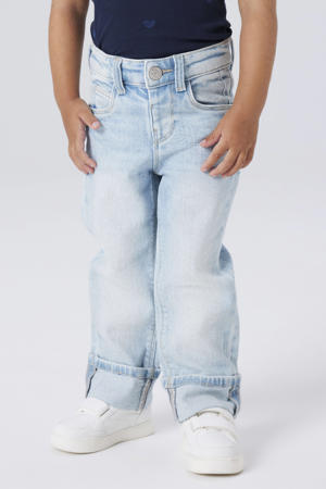 straight leg jeans light blue denim