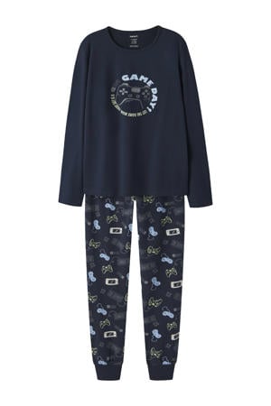   pyjama donkerblauw