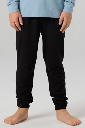pyjama lichtblauw/zwart