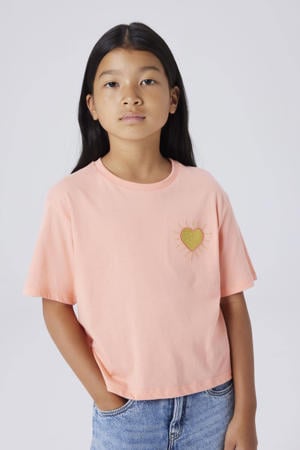 T-shirt zalm