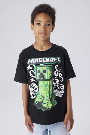 Minecraft T-shirt zwart