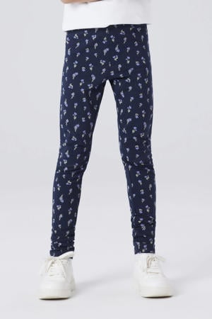 slim gebloemde legging
