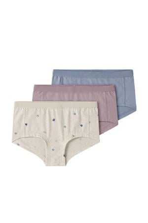 hipster - ecru/roze/blauw (set van 3)