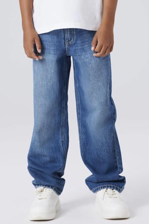loose fit jeans medium blue denim