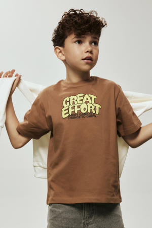 T-shirt bruin