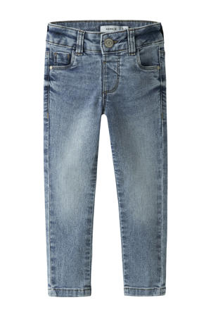 regular waist regular fit jeans medium blue denim