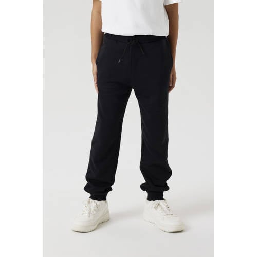 NAME IT KIDS casual broek zwart Jongens Katoen Effen - maat 122 afbeelding