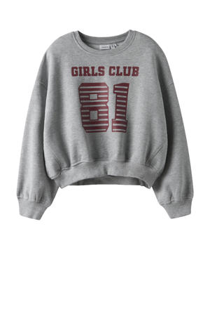 sweater grijs melange