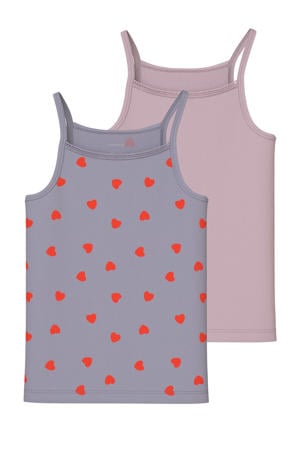 hemd - s/roze (set van 2 paar)