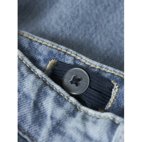 NAME IT KIDS straight leg jeans light blue denim Blauw Meisjes Katoen Effen - maat 146 afbeelding