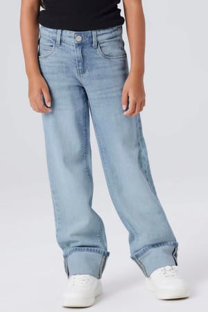 straight leg jeans light blue denim