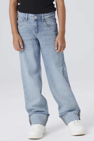 straight leg jeans light blue denim