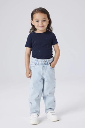 mom jeans light blue denim