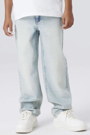 loose fit jeans vintage light blue denim
