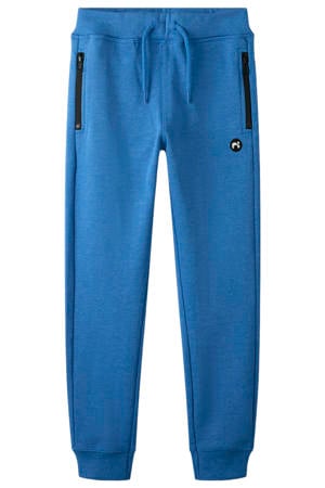 regular fit joggingbroek hardblauw