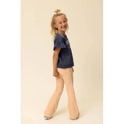 LOOXS little corduroy flared broek oranje Effen - maat 92 afbeelding
