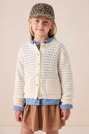 gebreid vest wit