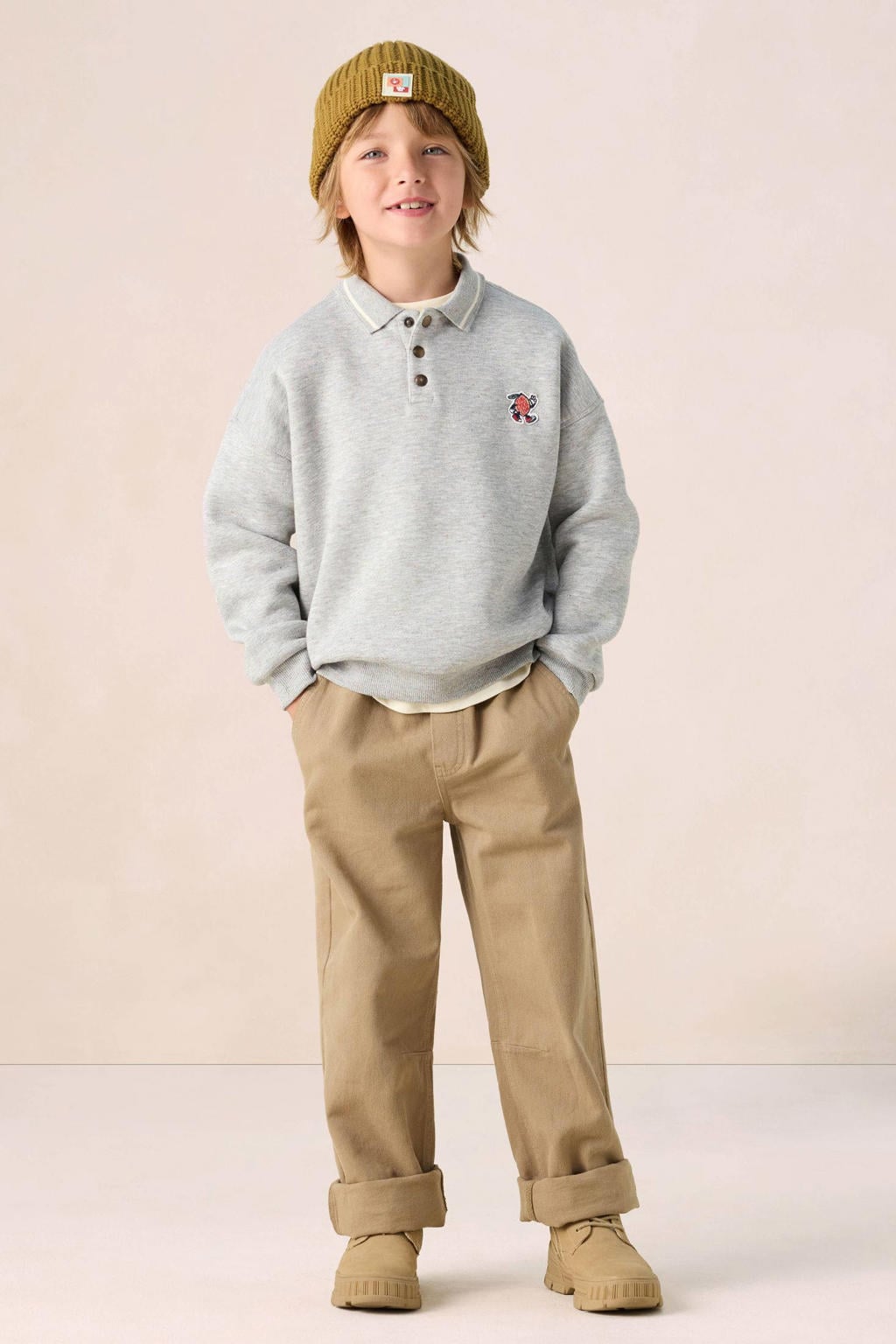 Sissy-Boy sweater lichtgrijs