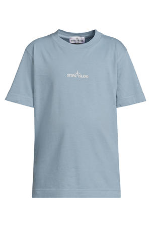 T-shirt met backprint blauw