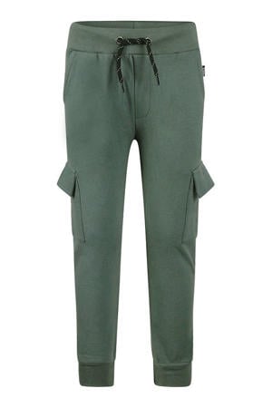 regular cargo broek donkergroen